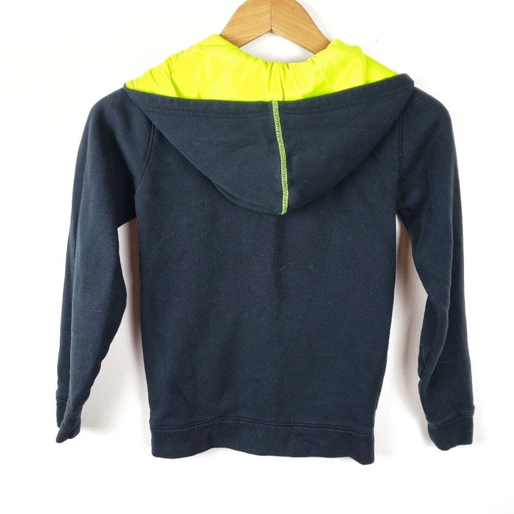 Under Armour | Black Neon Zip Hoodie Boys Small - Picture 4 of 4
